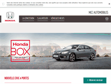 Tablet Screenshot of honda-salon-de-provence.com